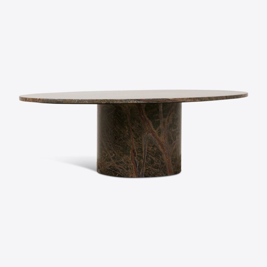 Argentino Forest Green Marble Coffee Table