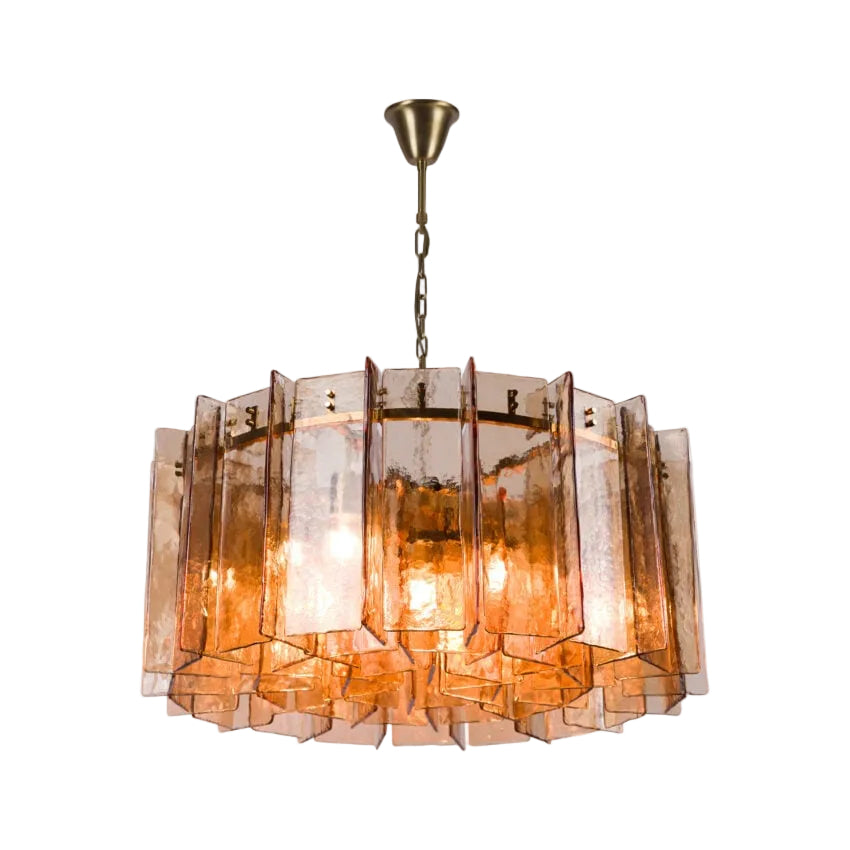 Berlinio Chandelier Amber Glass – 2 sizes