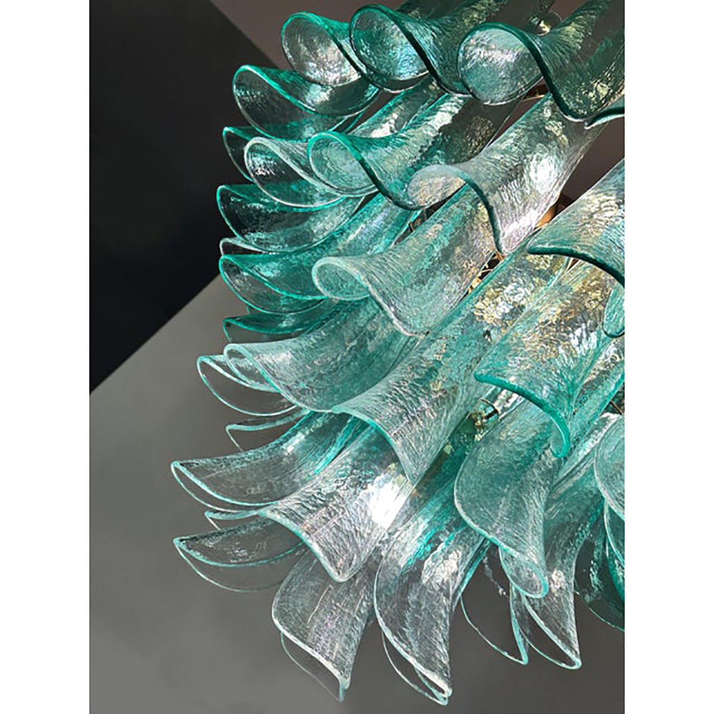 VORELLI Brenta Selle Murano Glass Staircase Chandelier - Selle Murano Glass image 8