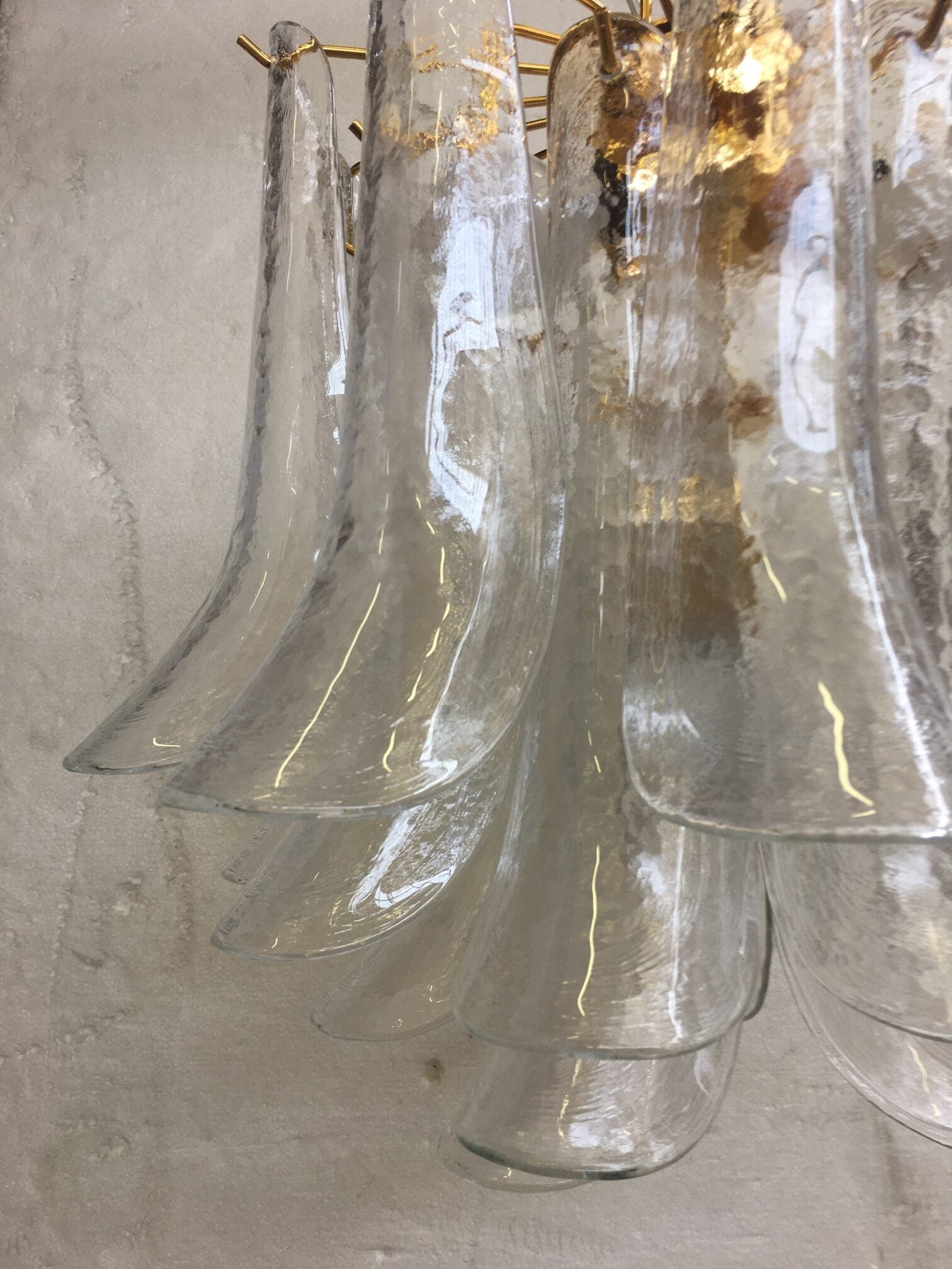 VORELLI Canaletto Selle Murano Glass Circular Chandelier - Selle Murano Glass image 4