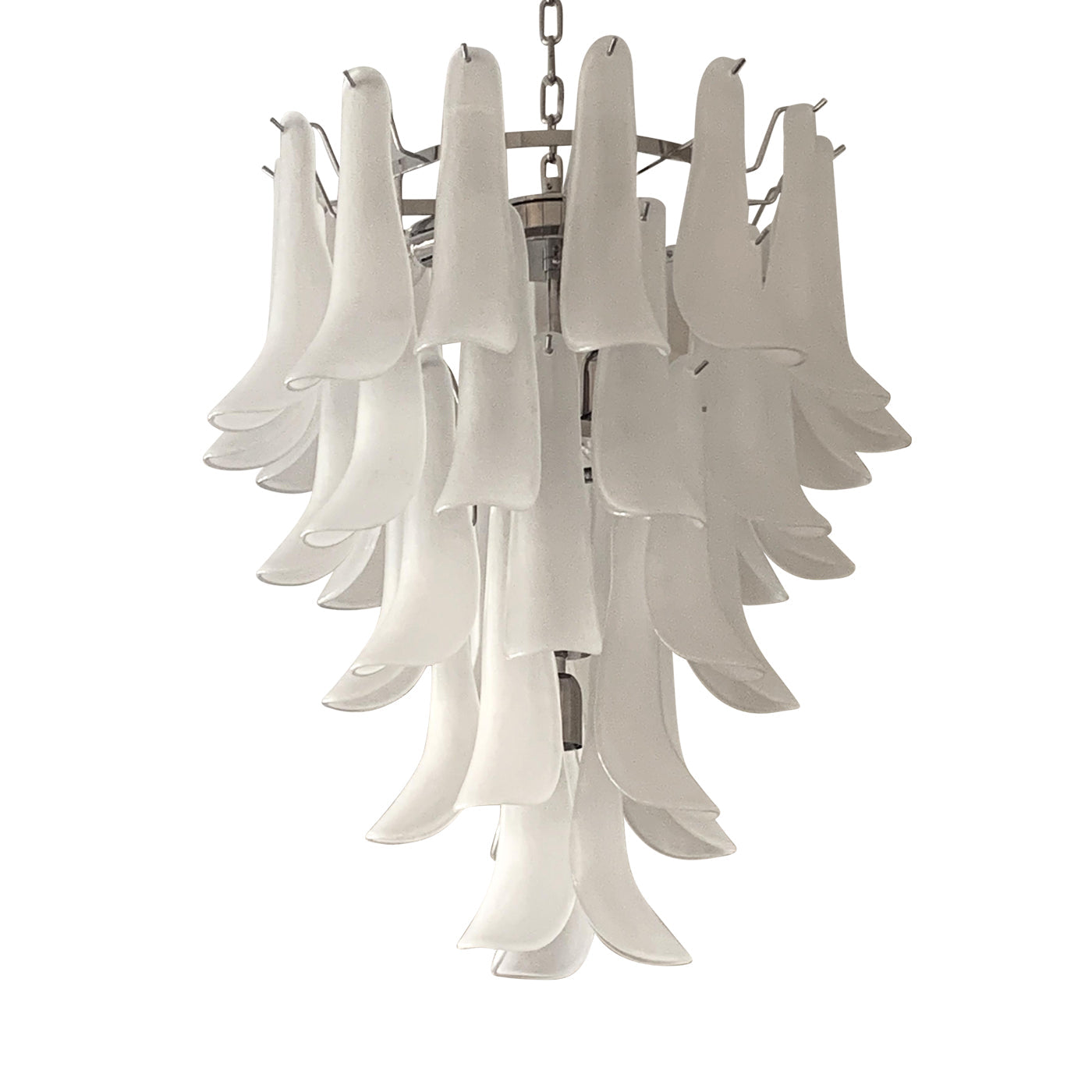 VORELLI Cortona Selle Murano Glass Circular Chandelier - Selle Murano Glass image 2