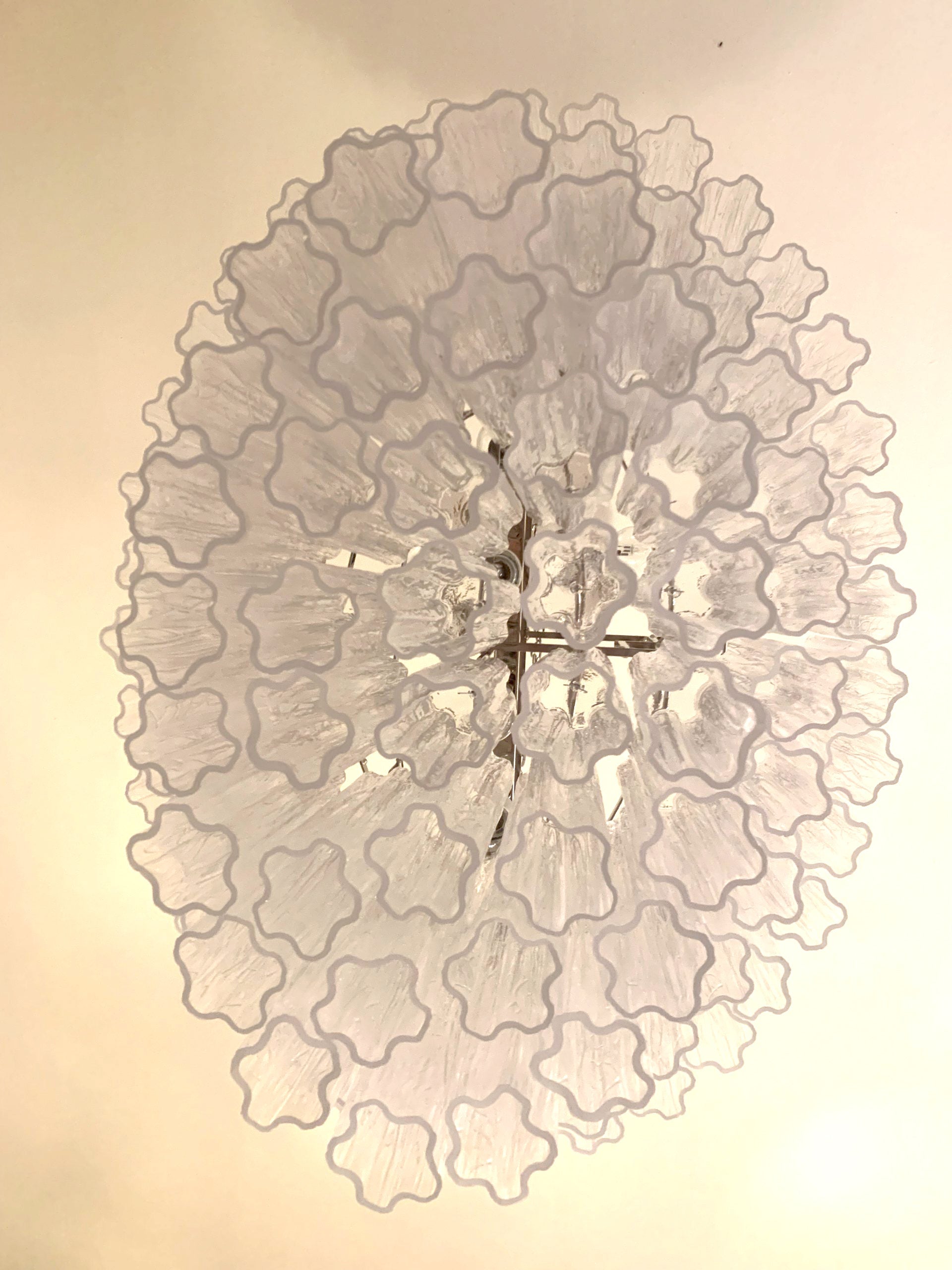 VORELLI Perla Tronchi Murano Glass Rectangular Chandelier - Tronchi Murano Glass image 4