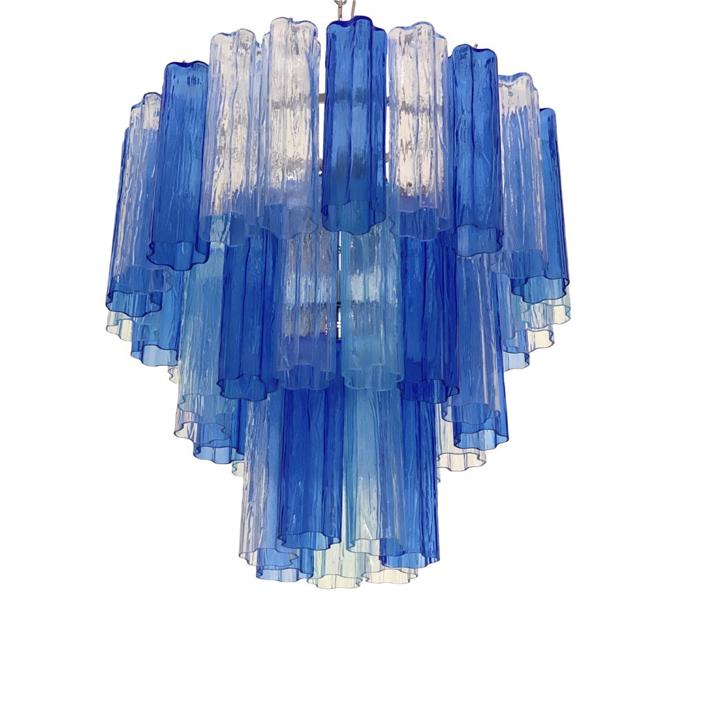 VORELLI Matilde Tronchi Murano Glass Staircase Chandelier - Tronchi Murano Glass image 1