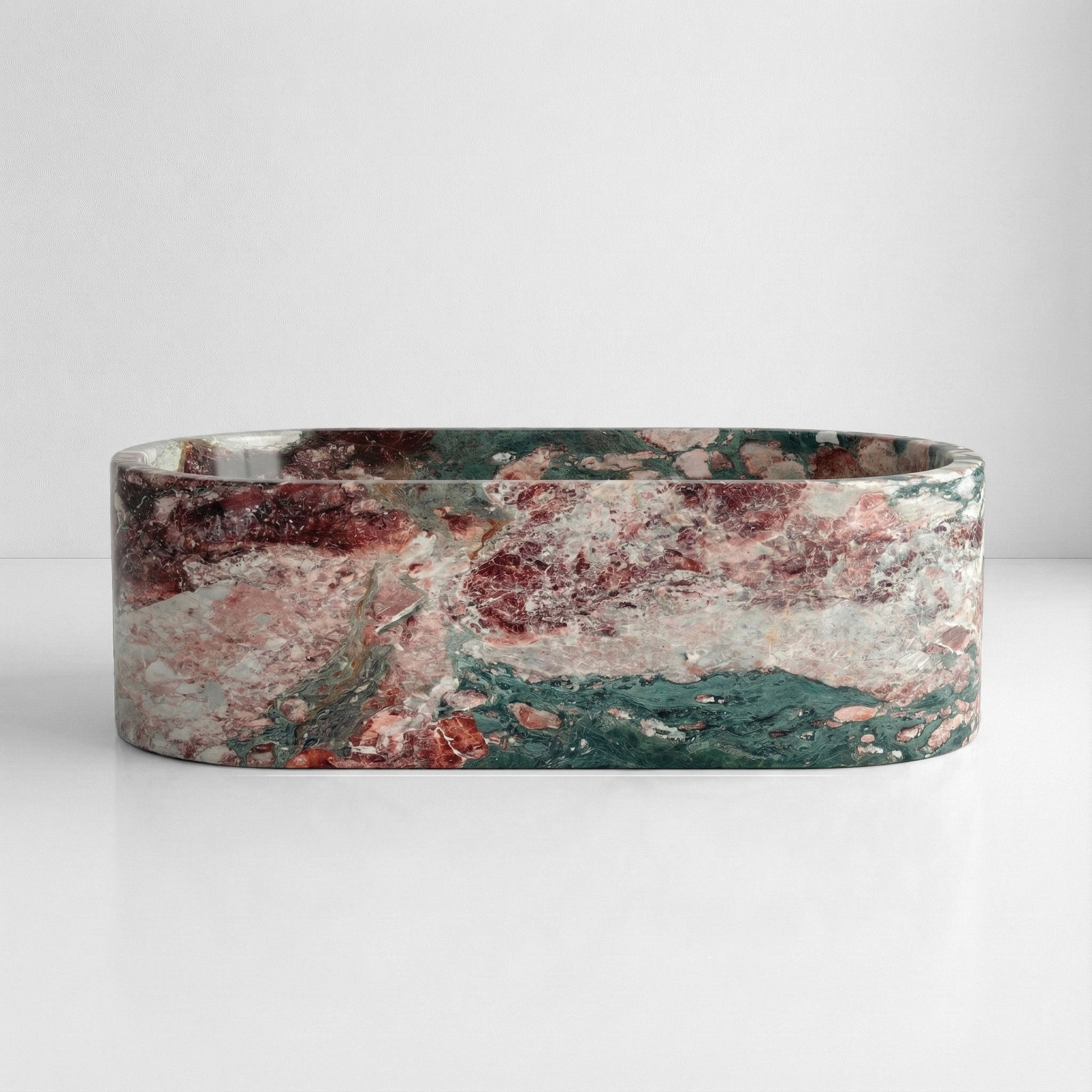 Four Seasons Marble Freestanding Bathtub - Elliptical by VORELLI