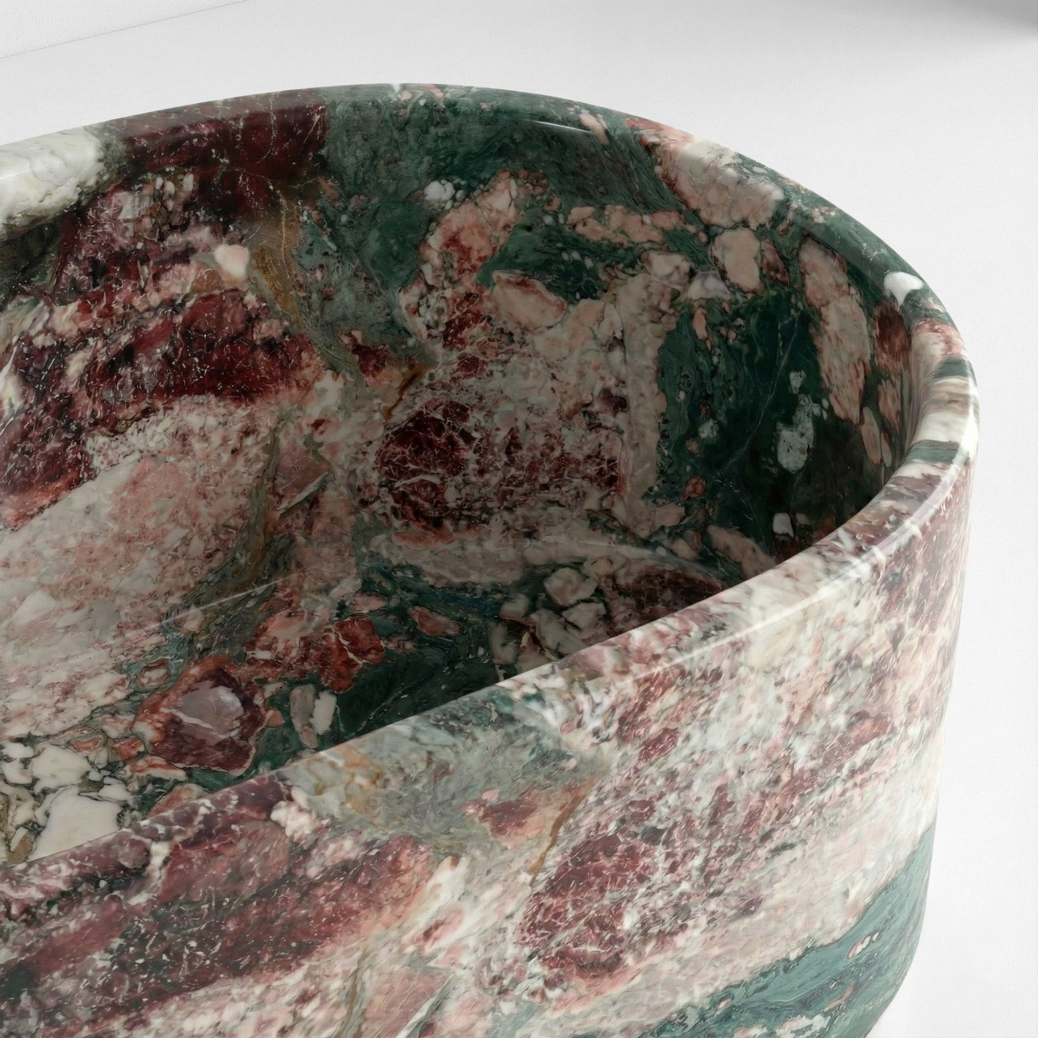 Four Seasons Marble Freestanding Bathtub - Elliptical by VORELLI