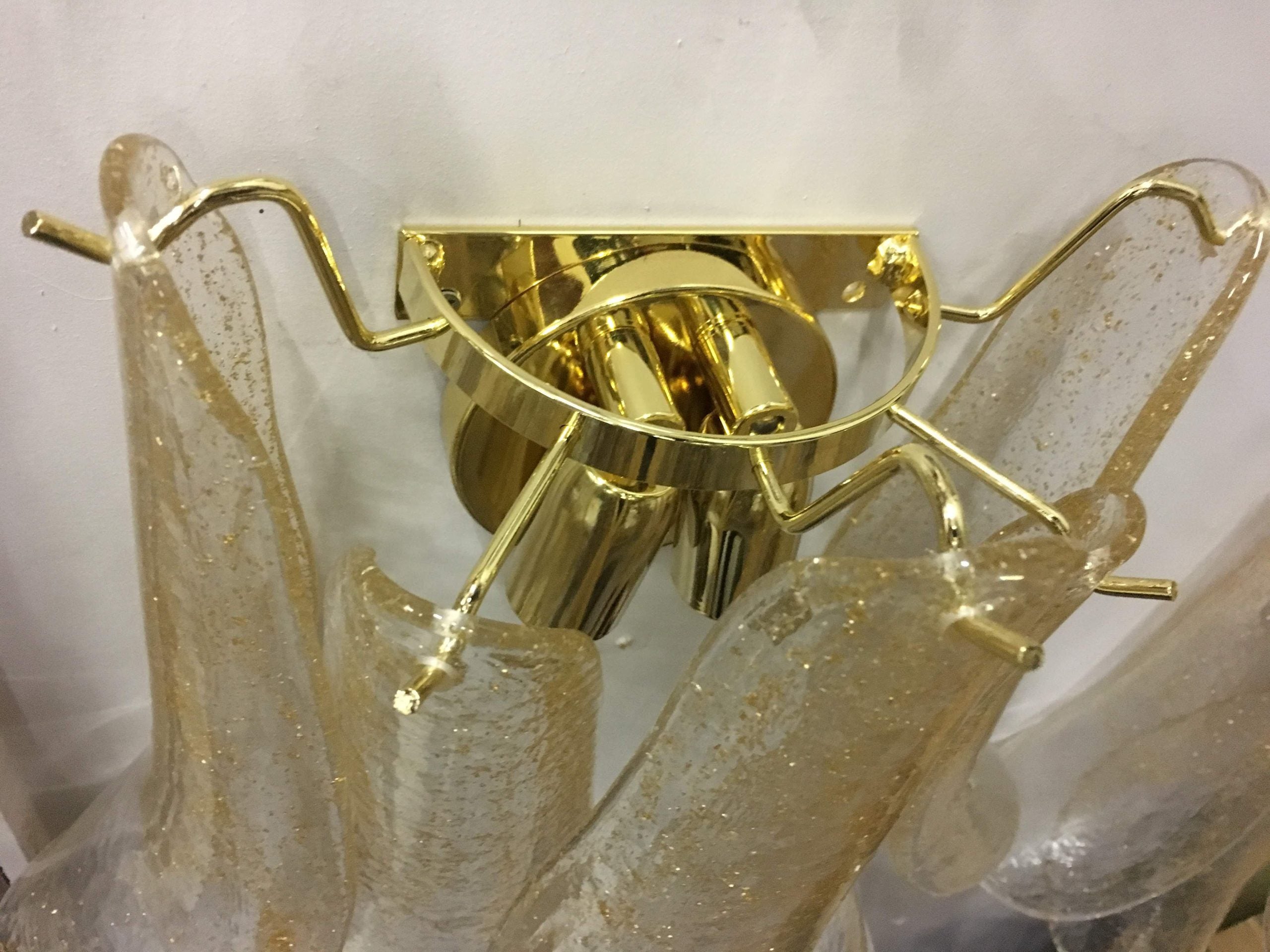 VORELLI Chioggia Selle Murano Glass Wall Light - Selle Murano Glass image 3