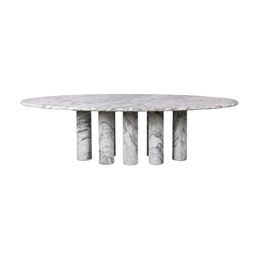 Olivaro Marble Dining Table – Arabescato