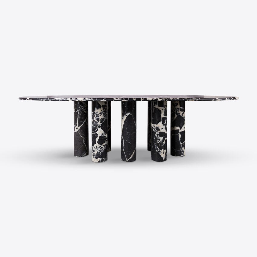 Olivaro Marble Dining Table – Napoleon black
