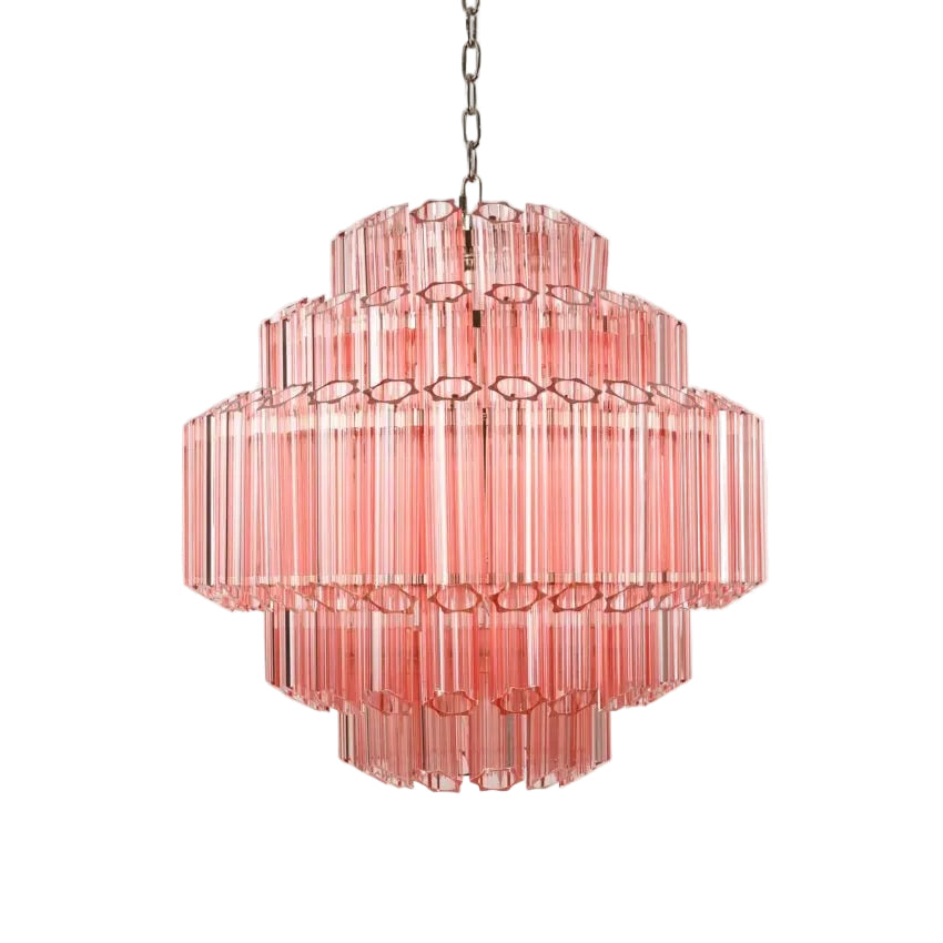 Pink Palermino Chandelier