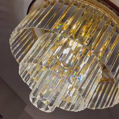 Beckenham Circular Chandelier video by VORELLI® showing circular chandelier detail for Dubai majlis spaces and UAE villas - view 2