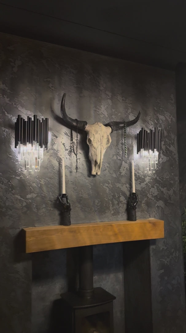 Gotham Wall Light video by VORELLI® showing wall light detail for Dubai suites and UAE hospitality interiors