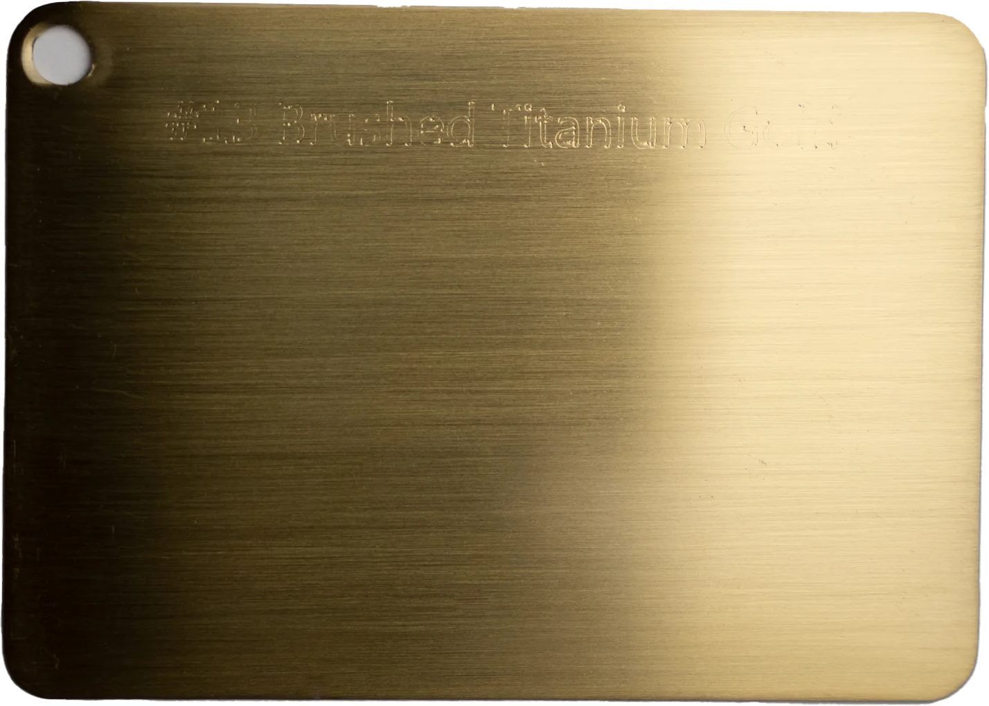 #13 Brushed Titanium Gold