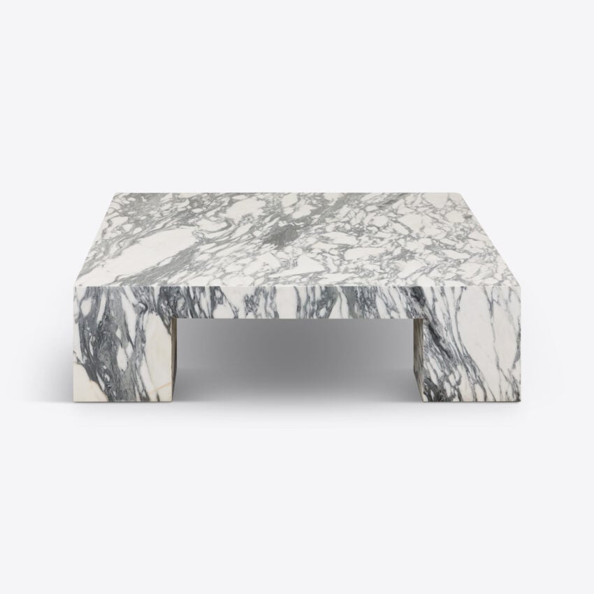 Sidriano Arabescato Marble Coffee Table