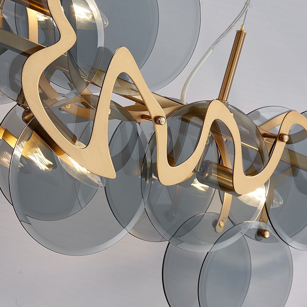 Valparaíso Cristóbal Rectangular Chandelier by VORELLI