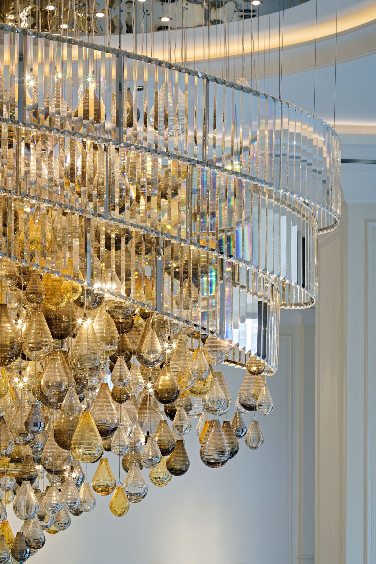 Summer Storm Project Installation chandelier view 3