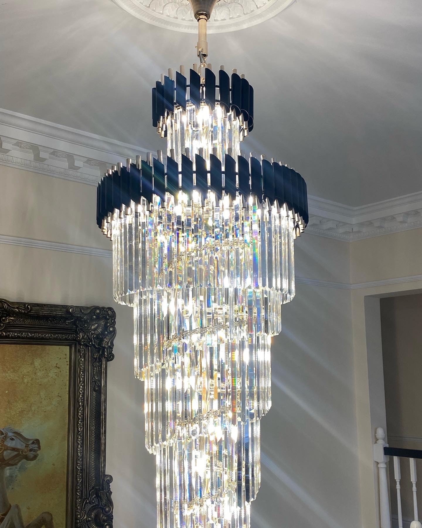 Staircase Chandelier Size Guide project visual reference 2